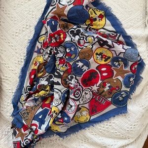 Coach Mickey Mouse Scarf